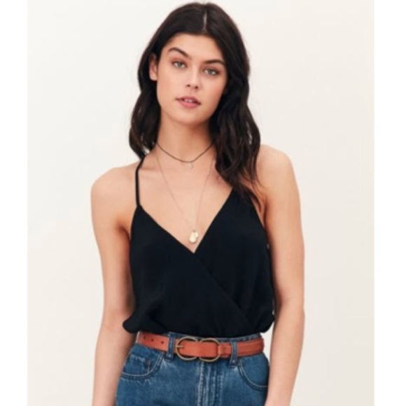 Urban Outfitters drapey Black tank - Picture 1 of 6